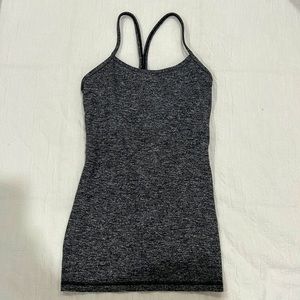 Lululemon black color, full length tank, size 4